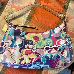 Coach Multi Colored Purse Crossbody